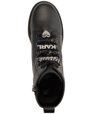 Women's Mela Embellished Combat Booties