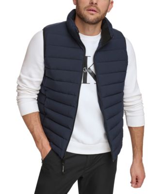 Calvin klein puffer vest mens on sale