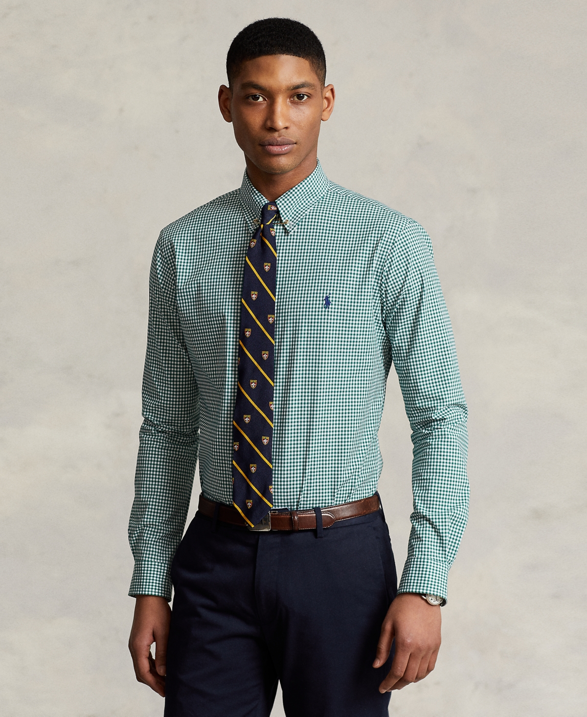 Ralph lauren slim fit poplin shirt white 2025