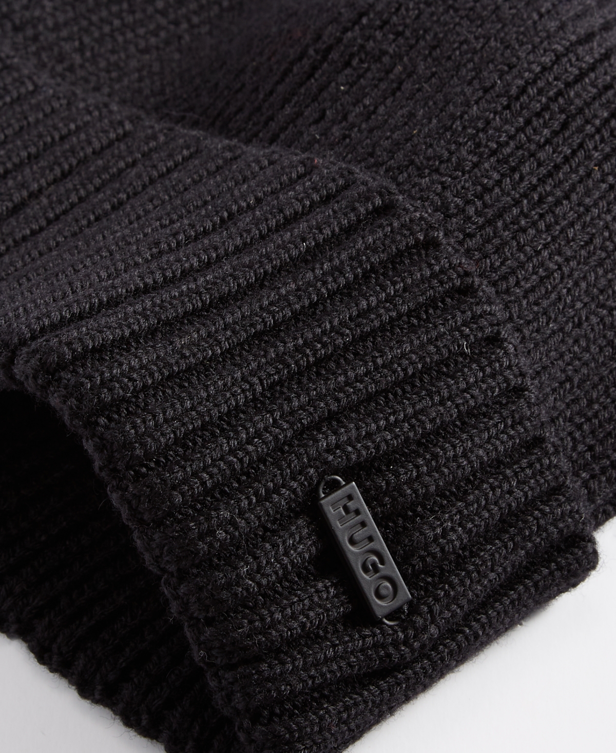 Hugo by Hugo Boss Men's Xucy Wool Logo Cuffed Beanie, Created for Macy's