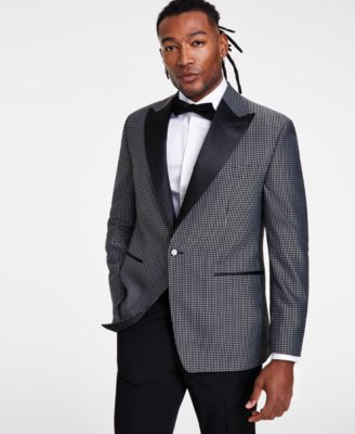 Tayion Collection Men s Classic Fit Contrast Trim Dinner Jacket Macy s