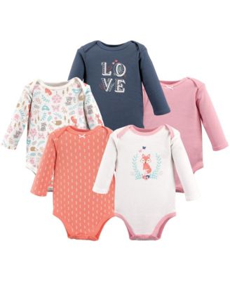 Hudson Baby - - Baby Boys and Girls Cotton Long-Sleeve Bodysuit Set