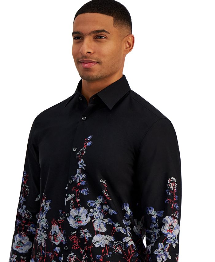 HUGO Men's Ermo Floral Shirt - Macy's