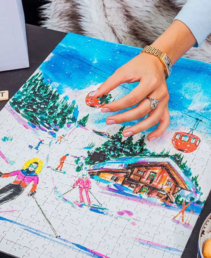 Jiggy Chalet Chic, Meagan Morrison 450 Piece Decorative Artwork