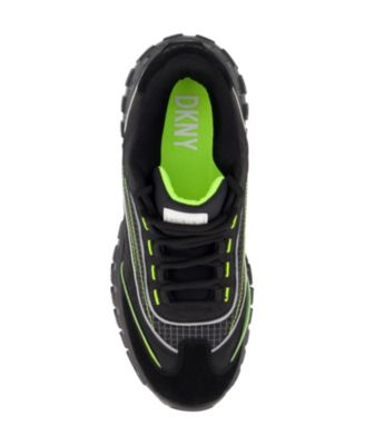 Men's Mixed Media Low Top Lightweight Sole Trekking Sneakers