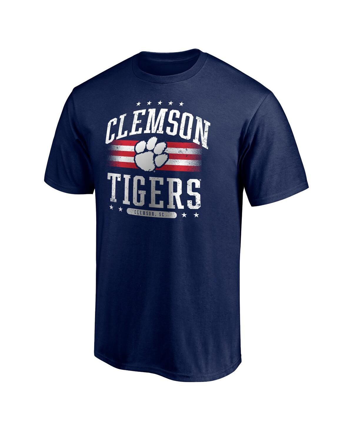 Fanatics Men's  Navy Clemson Tigers Americana T-shirt In Navy