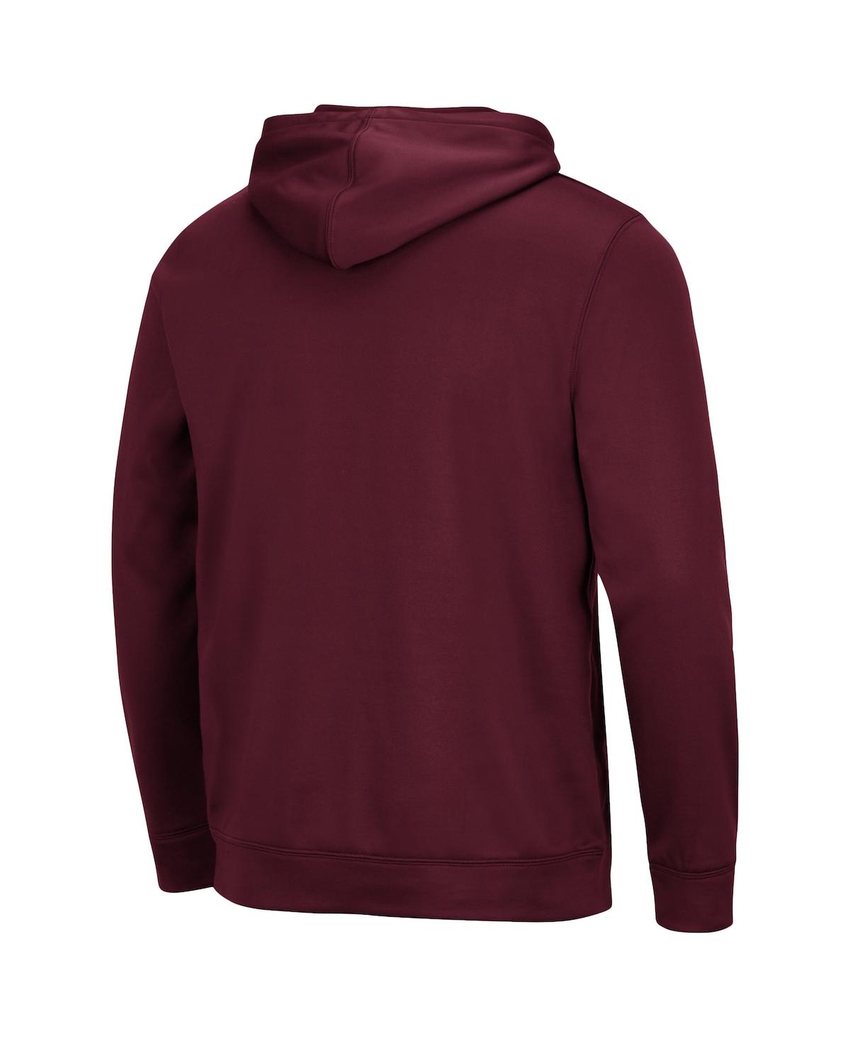 Colosseum Maroon Virginia Tech Hokies Lantern Pullover Hoodie In Maroon