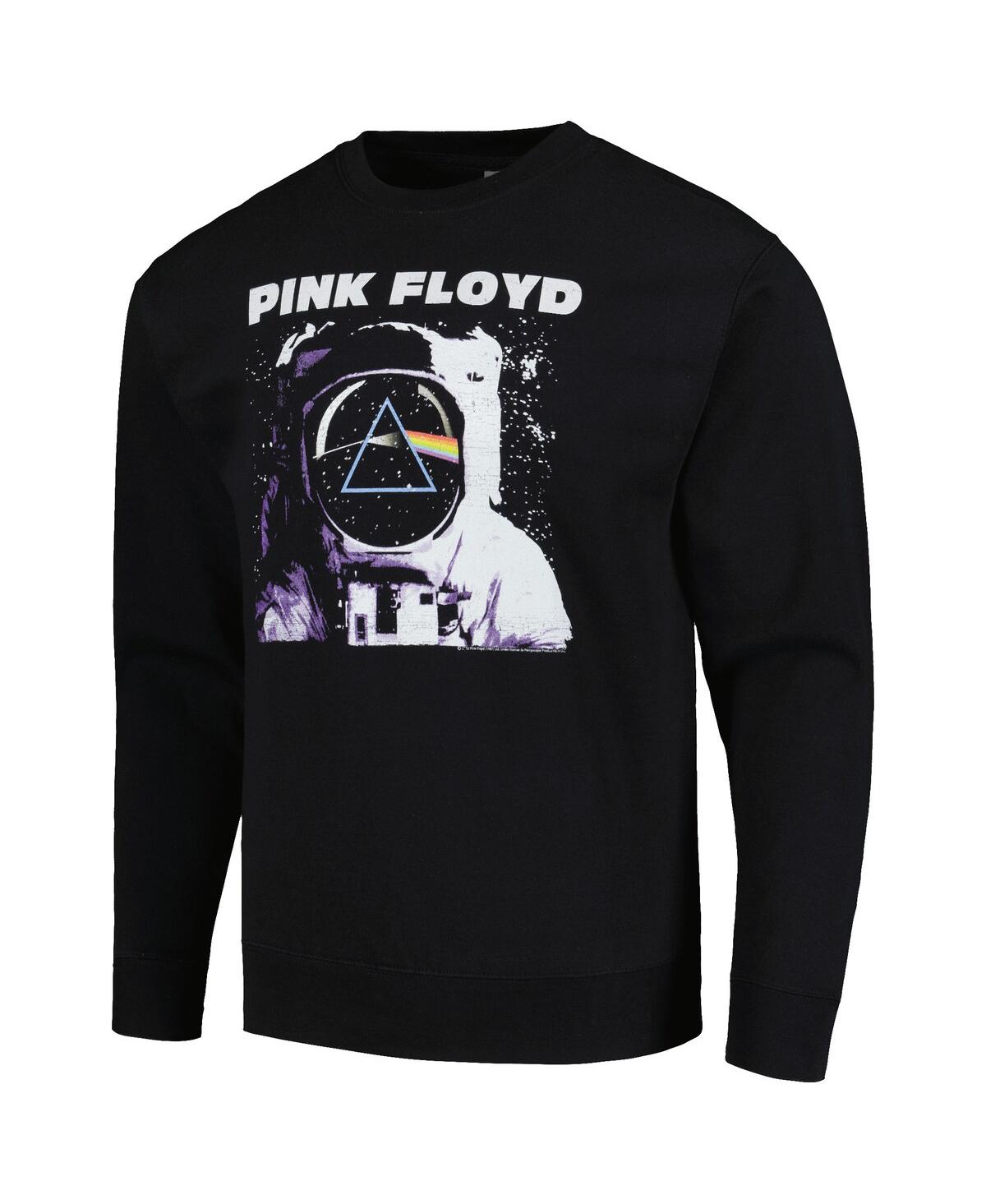 Shop American Classics Men's Black Pink Floyd Moon Pullover Sweatshirt