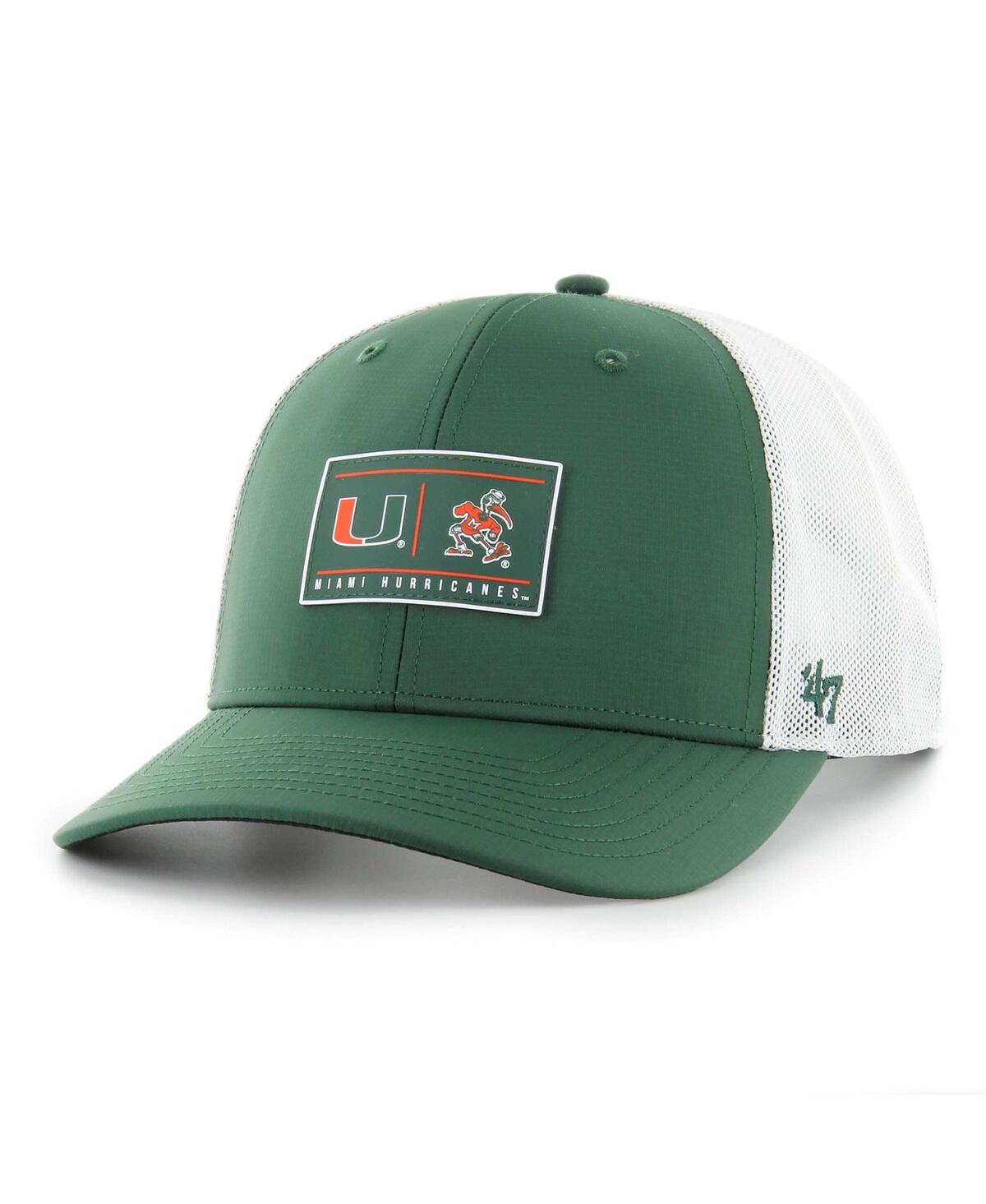 47 Brand Men's ' Green Miami Hurricanes Bonita Brrr Hitch Adjustable Hat