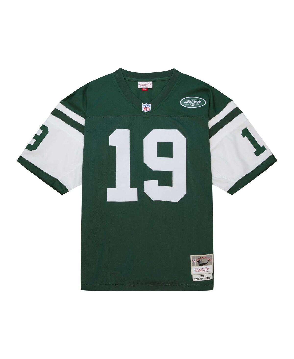 Men's Mitchell & Ness Keyshawn JohnsonNew York Jets 1998 Legacy Replica Jersey - Green