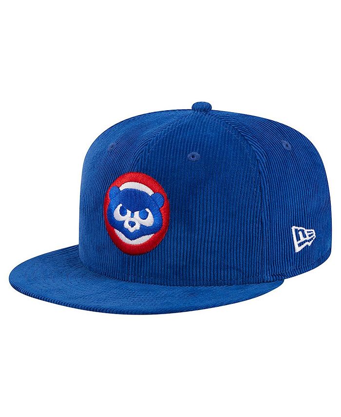 New Era Men's Royal Chicago Cubs Throwback Corduroy 59FIFTY Fitted Hat ...