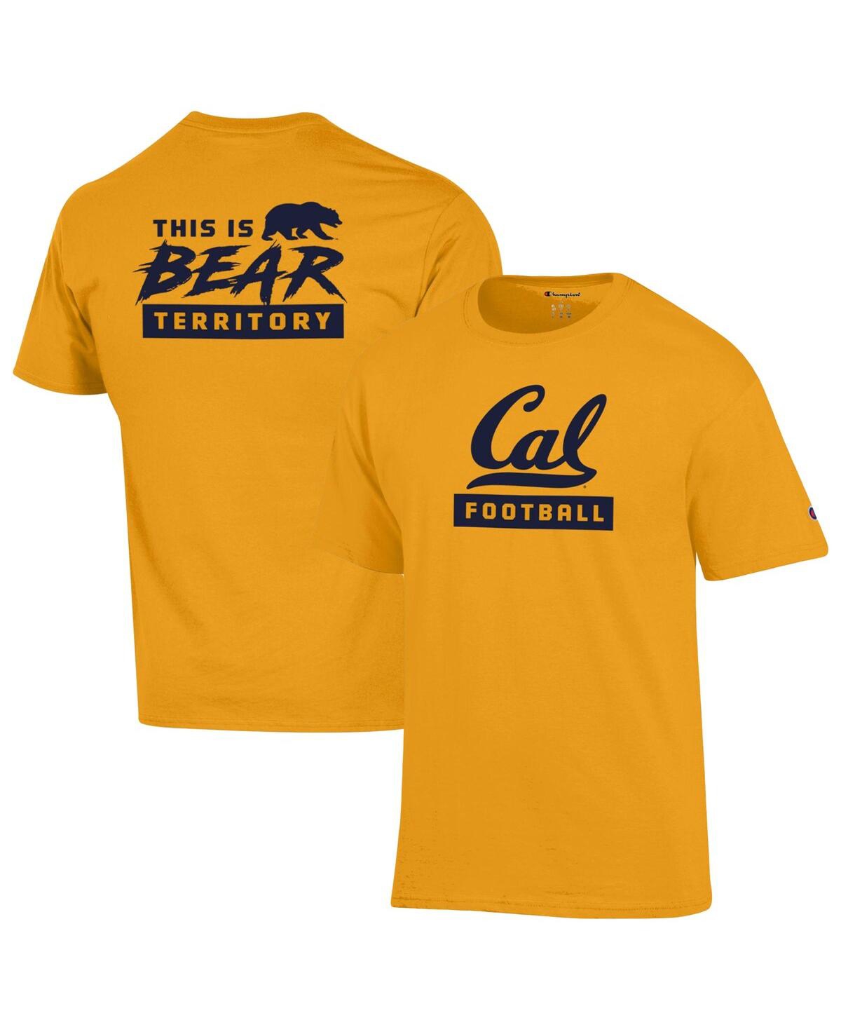 Champion Men's  Gold Cal Bears Bear Territory Fan T-shirt