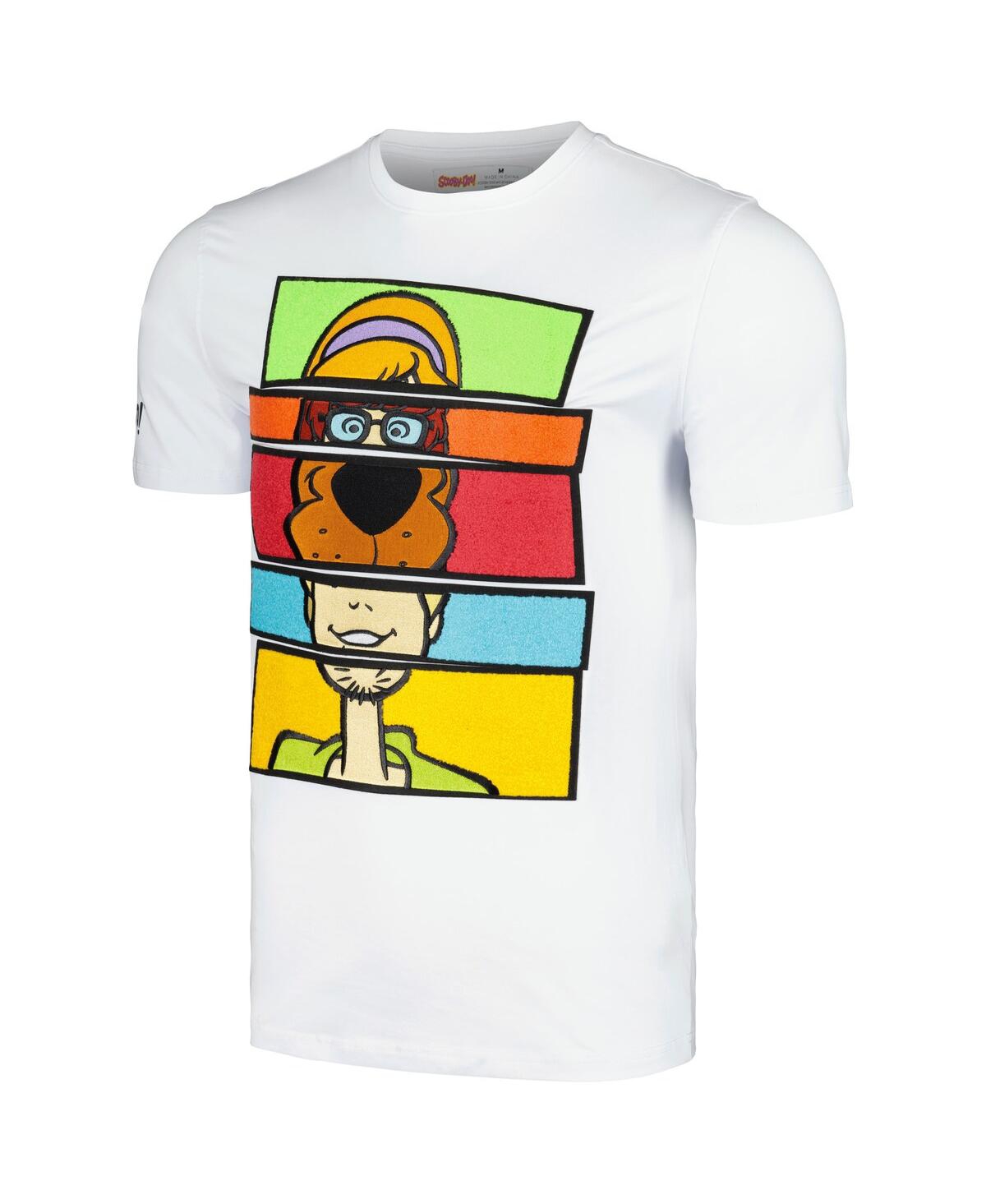 FREEZE MAX MEN'S AND WOMEN'S FREEZE MAX WHITE SCOOBY-DOO THE WHOLE GANG T-SHIRT 