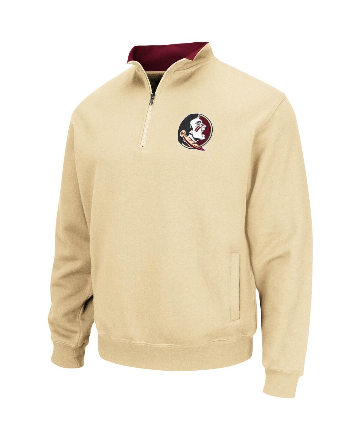 Men's ColosseumFlorida State Seminoles Tortugas Logo Quarter-Zip Jacket - Gold