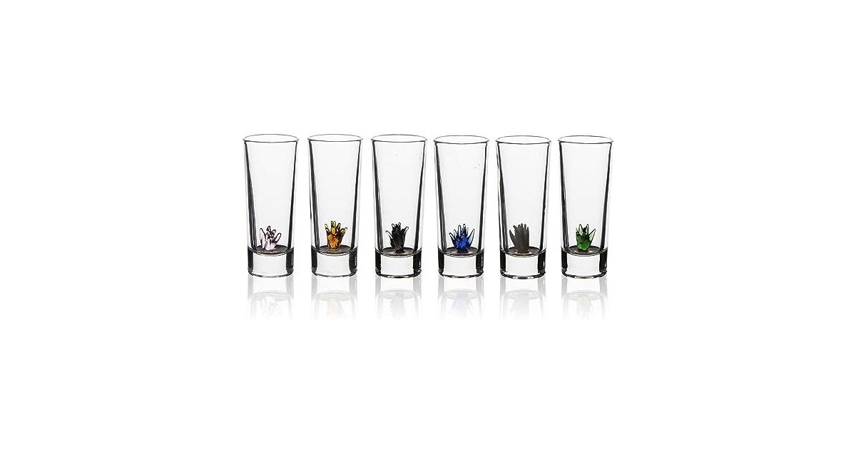 Shop The Wine Savant Tequila Decanter & Shot Glasses, 7 Piece Set In Clear