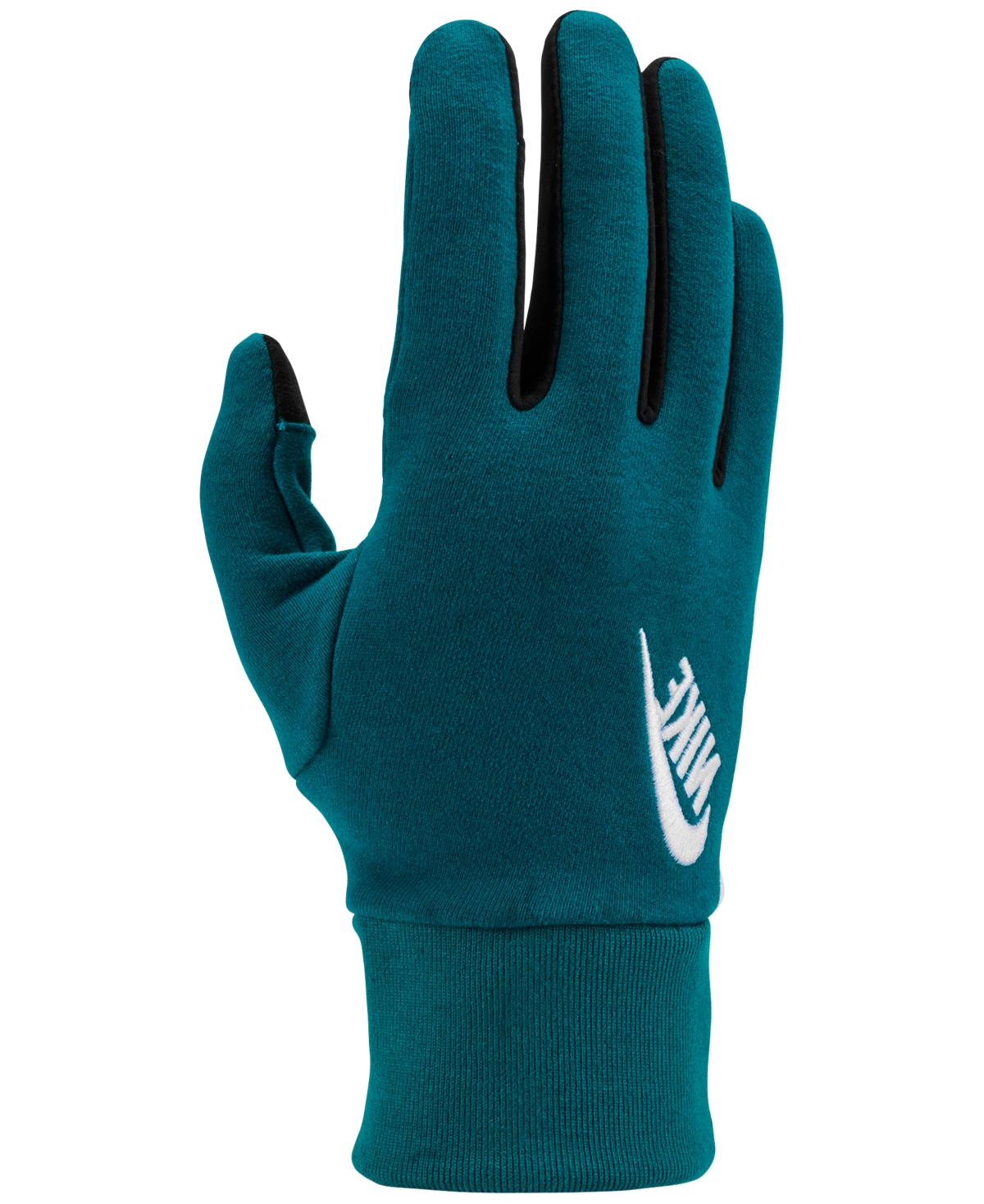 Nike Men's Club Fleece 2.0 Embroidered Logo Tech Gloves In Geode Teal