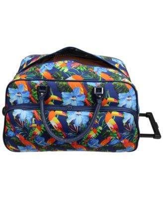 Wildlife Edit 21-Inch Carry-On Rolling Duffel Bag