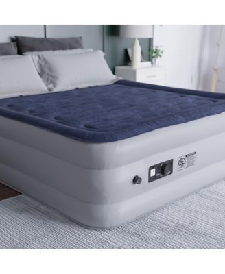 18 Inch Raised Inflatable Air Mattress With Internal Electric Pump