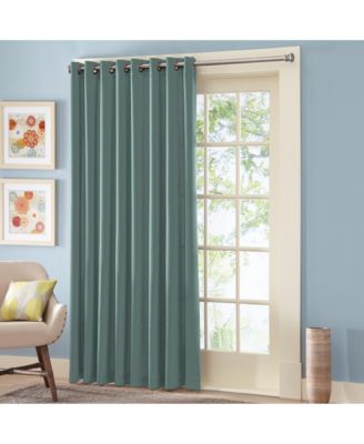 Sun Zero Gramercy Room Darkening Grommet Sliding Patio Door Curtain Panel