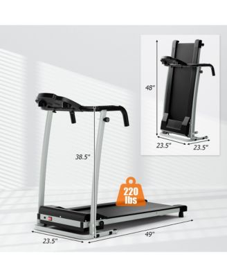 2 HP Folding Treadmill Motorized Running Machine 12 Preset Program & LCD Display