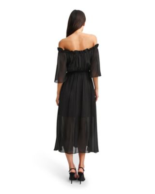 Women's Amour Ruffled Midi Dress