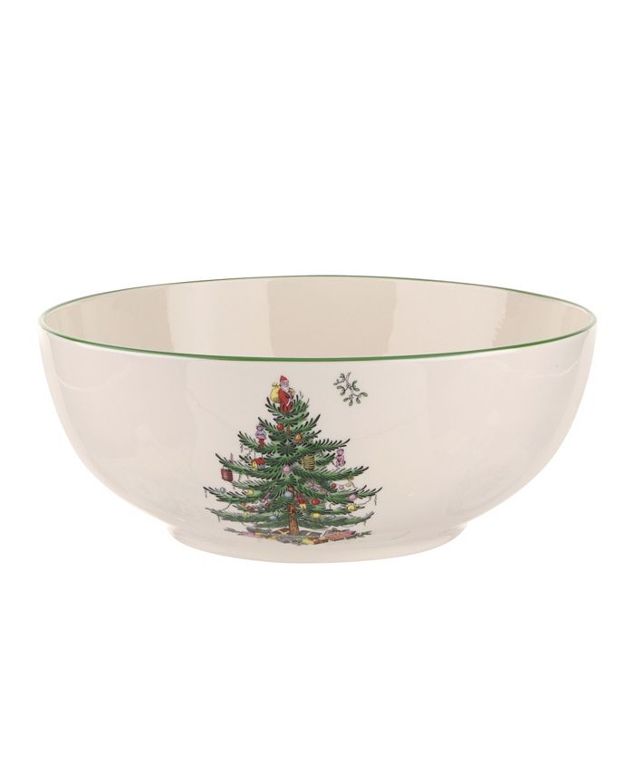 Spode Christmas Tree Round Bowl - Macy's