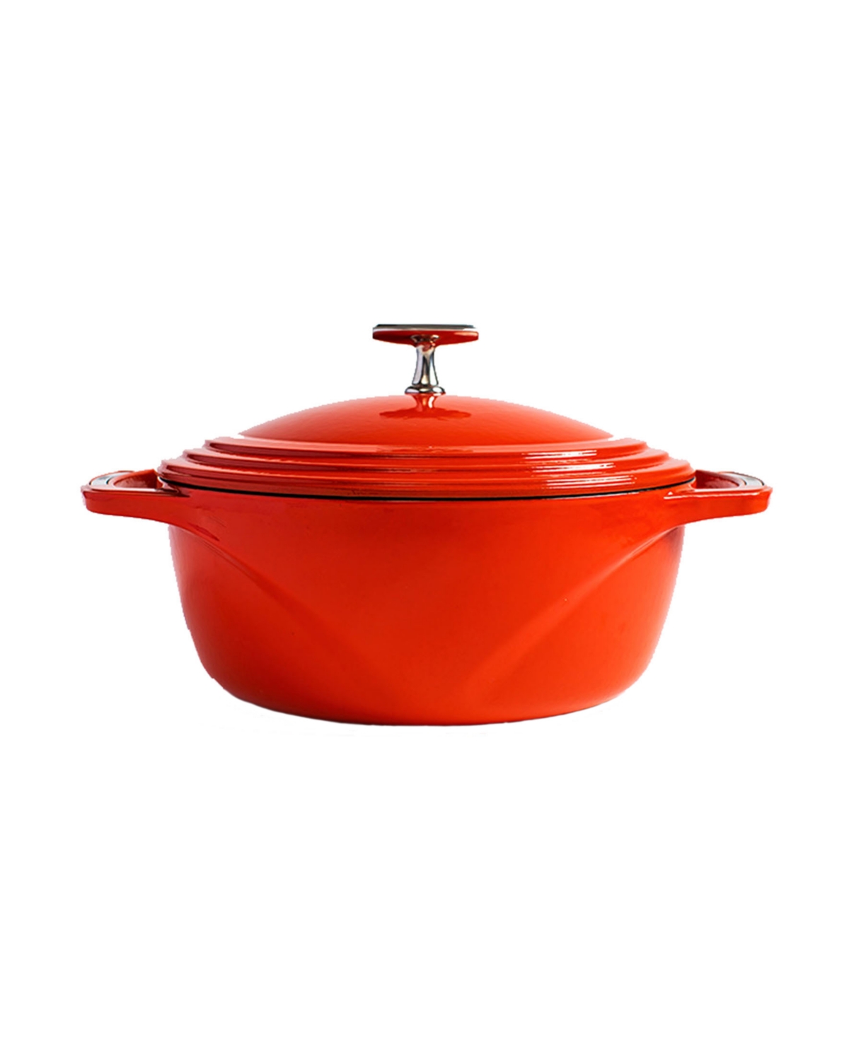 Lodge Cast Iron Lodge Enameled Cast Iron 4.5 Quart Dutch Oven In Red