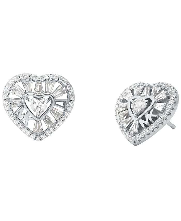 Michael kors 2024 silver earrings
