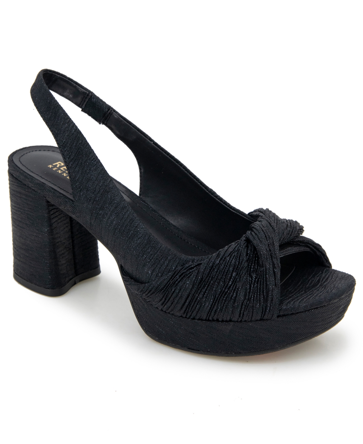 Kenneth Cole Reaction Women's Rylee Platform Dress Sandals In Black