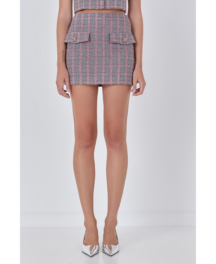 endless rose Women s Tweed Skirt Macy s