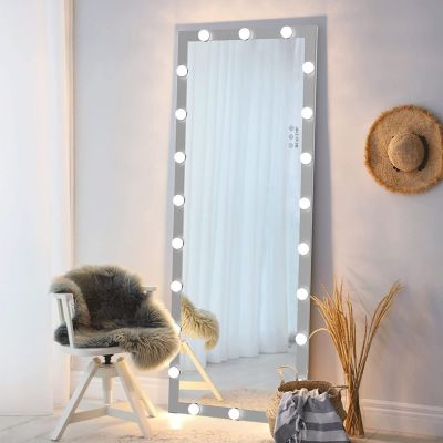 Streamdale Modern LED Wall-Mounted Full-Body Mirror