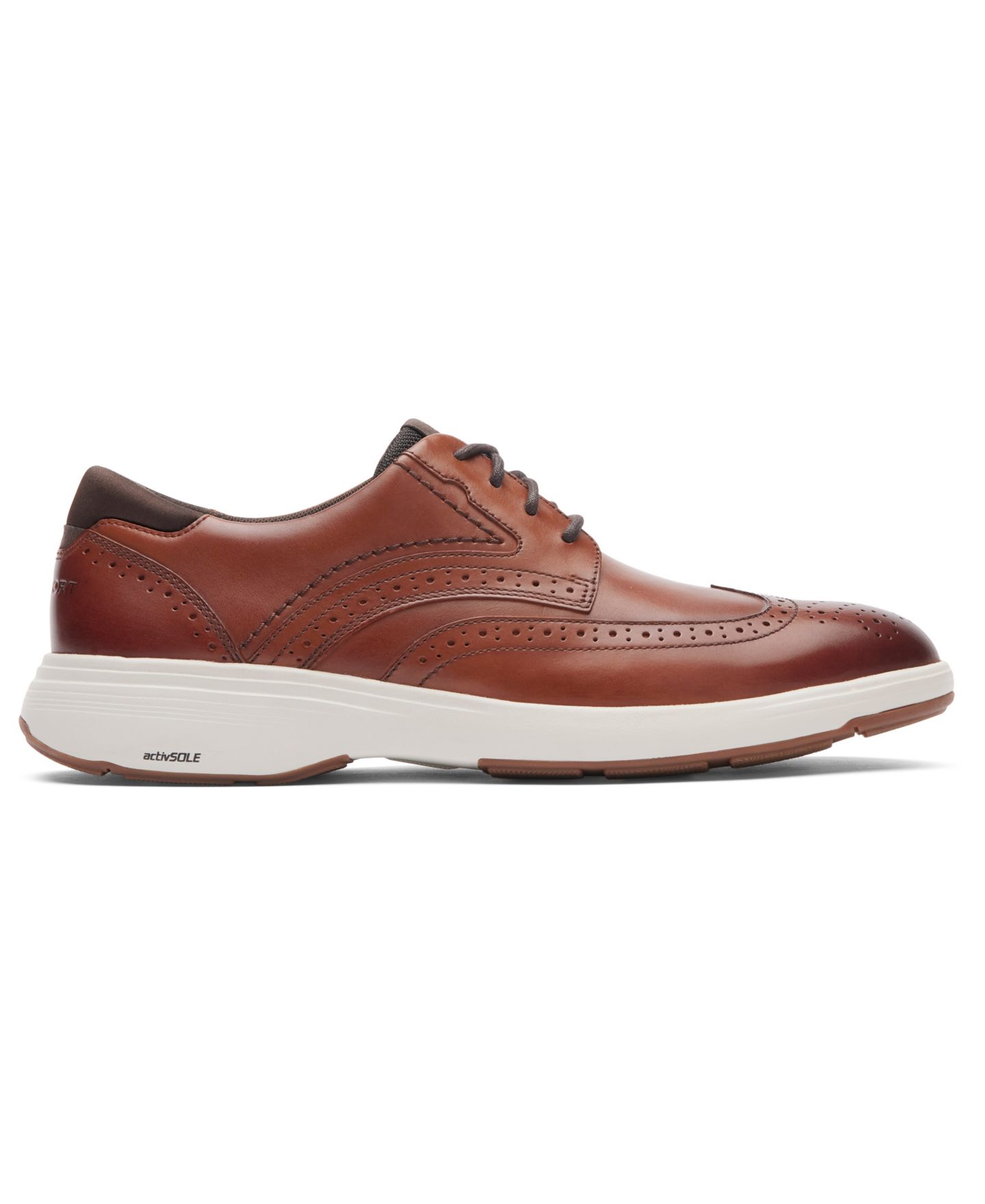 Мужские туфли Rockport Noah Wingtip, цвет: Рыжевато-коричневый — фото 2