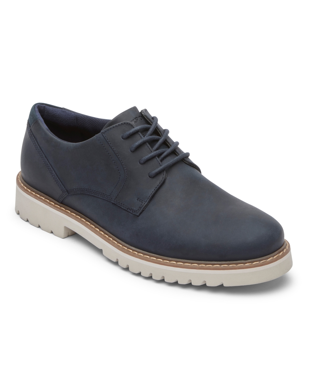 Men's Maverick Plain Toe Oxford Shoes - Navy