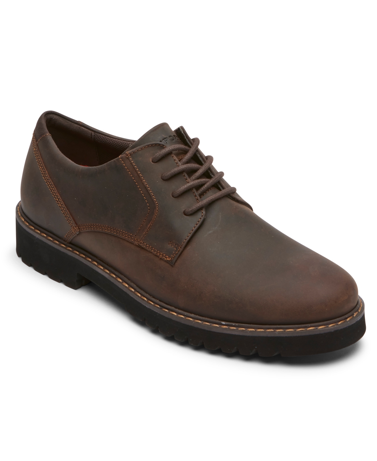 Rockport Men's Maverick Plain Toe Oxford Shoes In Brown