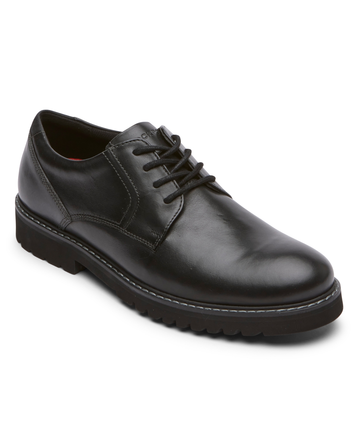 Shop Rockport Men's Maverick Plain Toe Oxford Shoes In Black