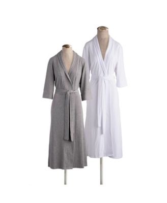 Shop Cassadecor Sophia Bath Robe In Gray