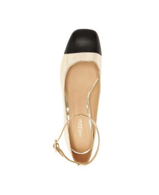 Women's Chloe Ankle Strap Low Block Heel Pumps