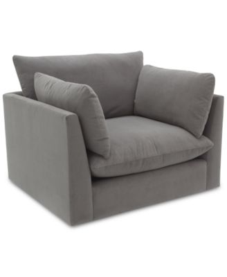 Furniture - Marsten 48" Fabric Swivel Chair and a Half