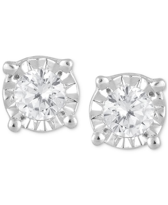 Forever Grown Diamonds Lab Grown Diamond Stud Earrings (1/5 ct. t.w