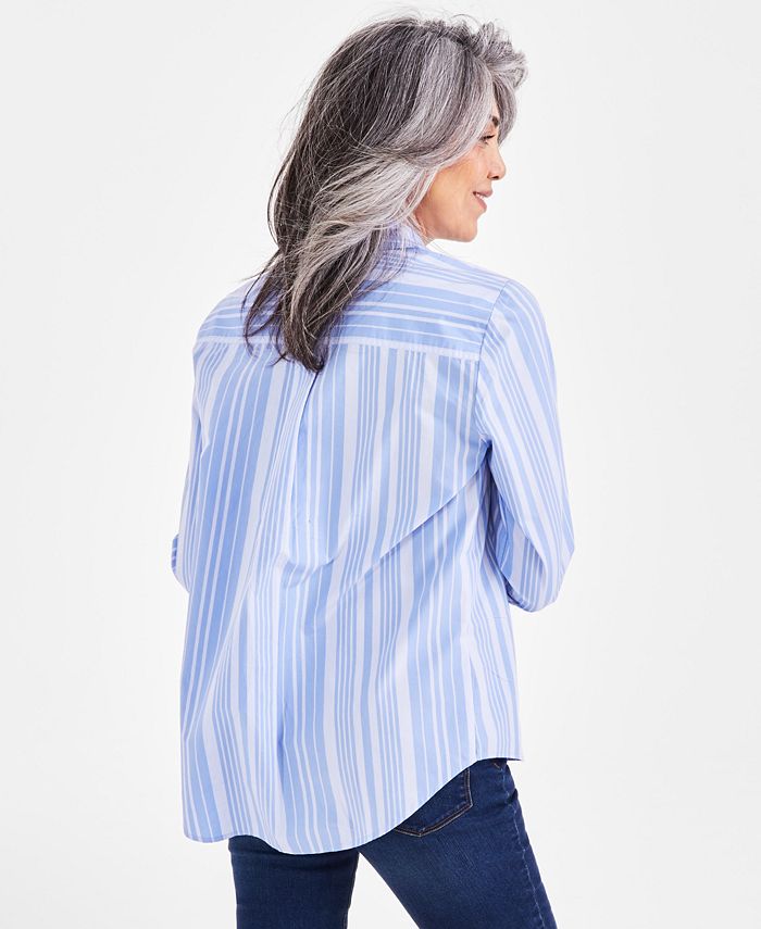 Style & Co Women's Cotton Buttoned-Up Shirt, Created for Macy's - Macy's