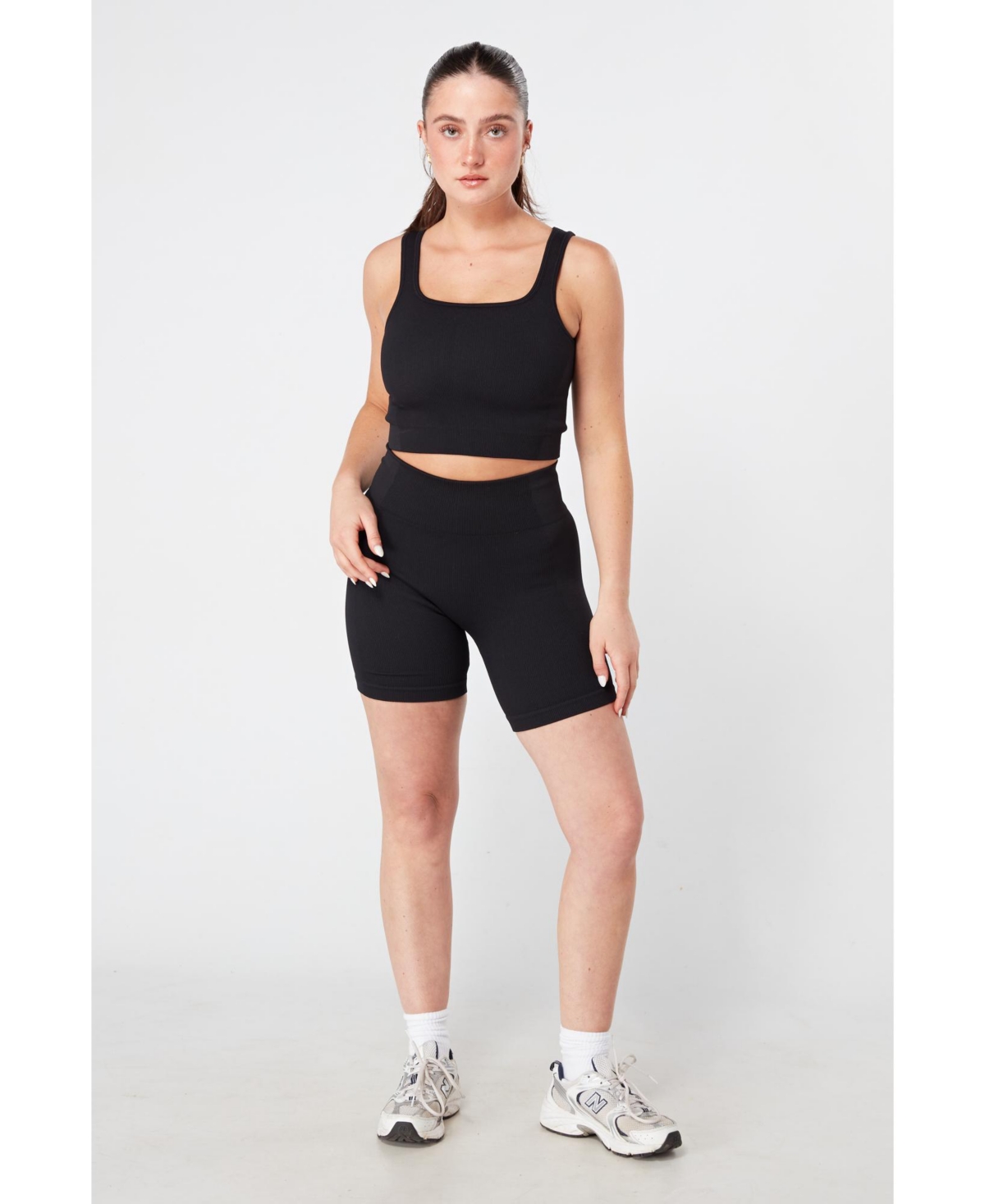 Women's Seamless Rib Cycling Short