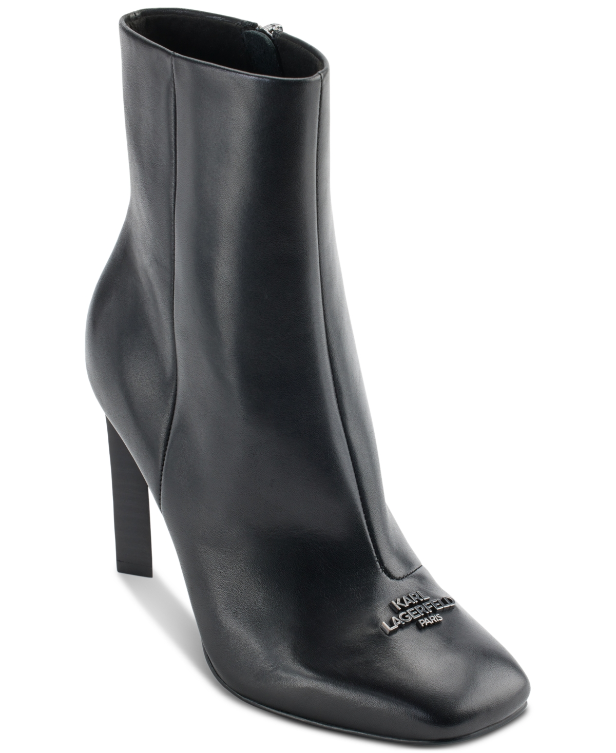 Karl Lagerfeld Women's Vica Square-toe Dress Booties In Blk:black