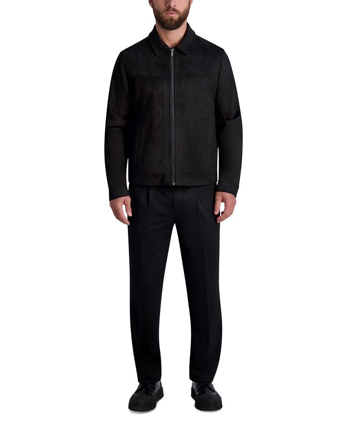Karl Lagerfeld Men's FauxSuede Shirt Jacket Macy's