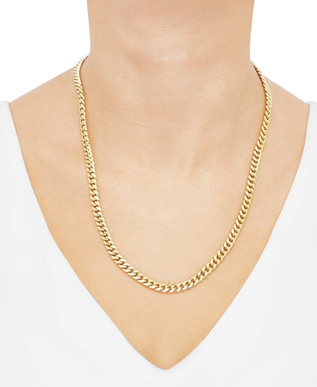 Italian Gold Miami Cuban Link 22