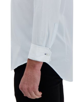 Men's Slim-Fit Motif-Print Dress Shirt