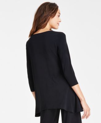Women's 3/4-Sleeve Knit Top, Regular & Petites, Exclusively at Macy's