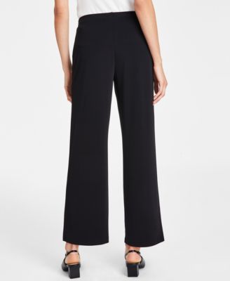 Women's Wide-Leg Pull-On Pants, Regular & Short Lengths, Created for Macy's