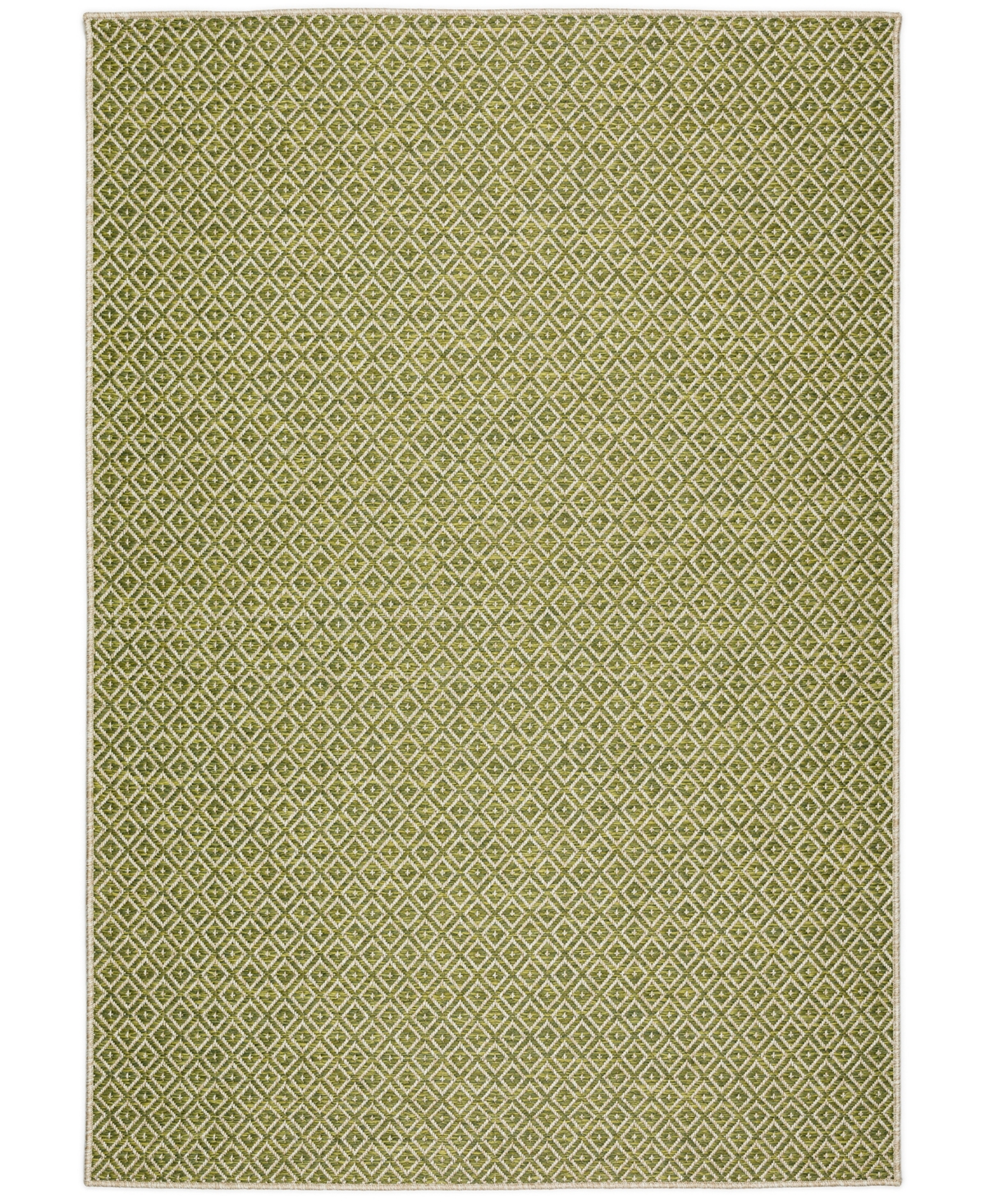 D Style Nusa Outdoor Nsa8 10' X 13' Area Rug In Lime