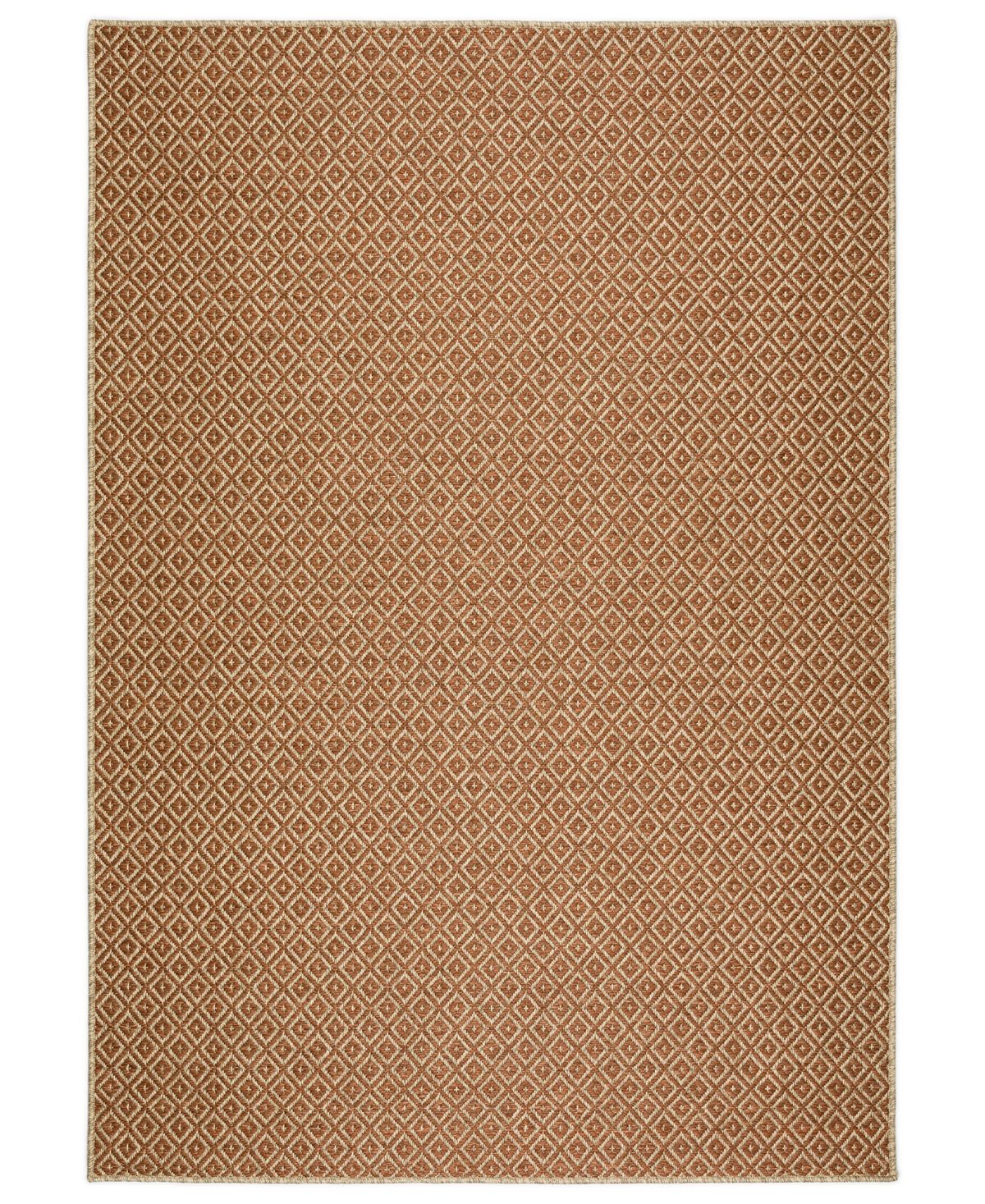 D Style Nusa Outdoor Nsa8 10' X 13' Area Rug In Paprika