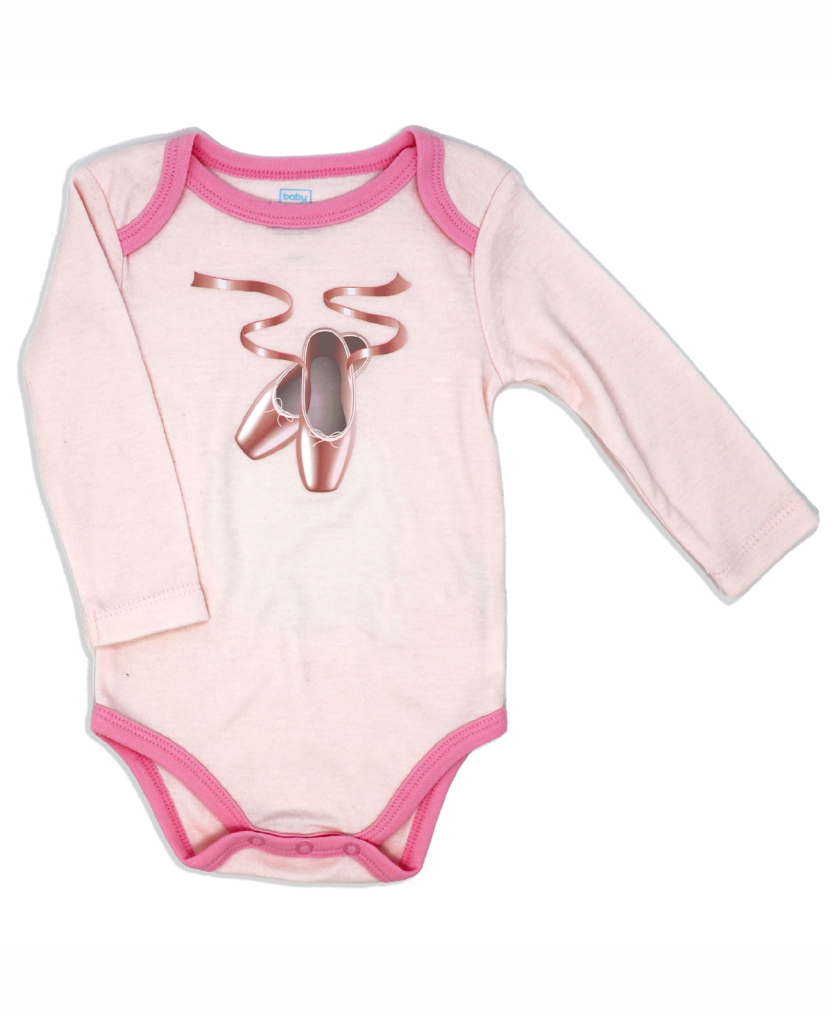 Shop Baby Mode Baby Girls Ballet Bodysuit, Pants And Socks, 3 Piece Set In Pink